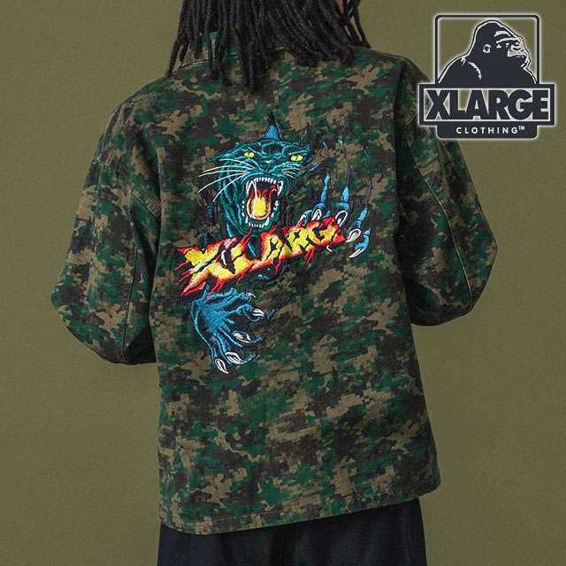 XLARGE（エクストラ ラージ） ミリタリージャケット 101253021001 FW25