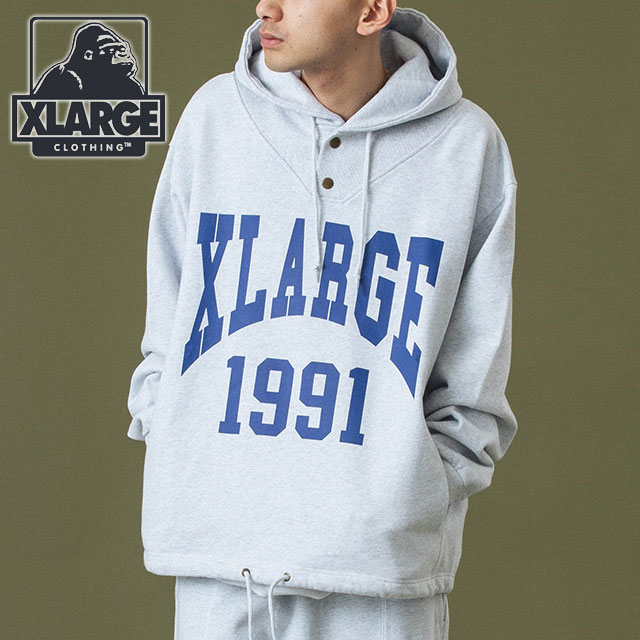 XLARGE（エクストラ ラージ） ディフォーメーション フーデッド