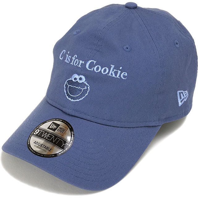 ニューエラ NEW ERA キャップ 9TWENTY セサミストリート クッキー 14682616 FW25 920 SESAME STREET COOKIE コラボ 帽子 スレート 正規取扱店 | NEW ERA