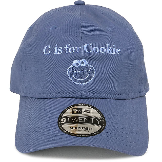 ニューエラ NEW ERA キャップ 9TWENTY セサミストリート クッキー 14682616 FW25 920 SESAME STREET COOKIE コラボ 帽子 スレート 正規取扱店 | NEW ERA | 01