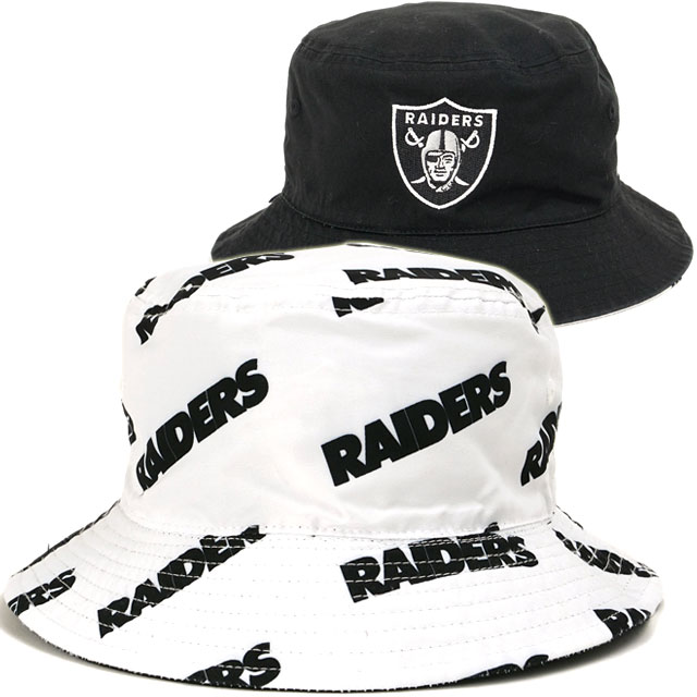 ニューエラ NEW ERA リバーシブル バケットハット リーグ ラスベガス・レイダース 14667762 FW25 BUCKET-01 RV ブラック マルチ  正規取扱店 | NEW ERA | 01