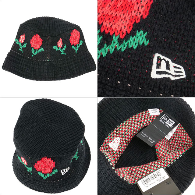 NEW ERA（ニューエラ） ニット バケットハット ローズ 14667667 FW25