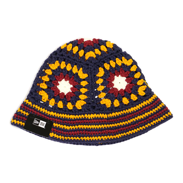 NEW ERA（ニューエラ） クロシェニット ニット バケットハット