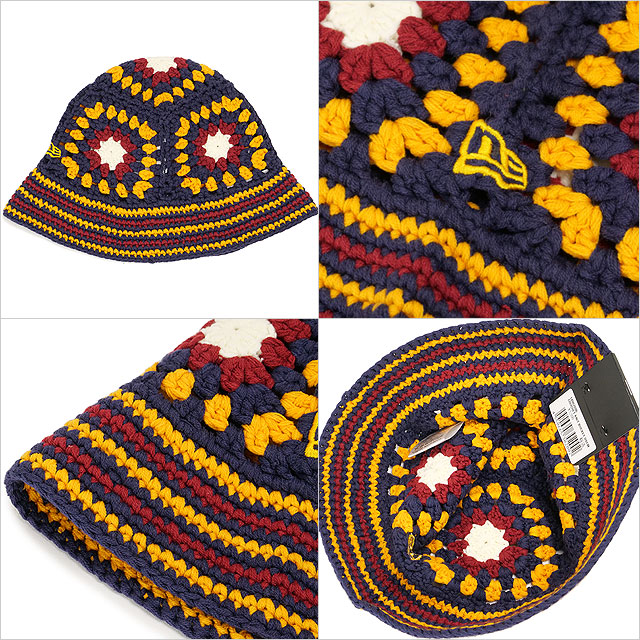NEW ERA（ニューエラ） クロシェニット ニット バケットハット