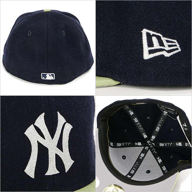 ニューエラ キャップ NEW ERA CAP 59FIFTY 中津川吾郎 ニューヨーク・ヤンキース メルトン 14703383 FW25 コラボ ネイビー ライトグリーン 正規取扱店 | NEW ERA | 02
