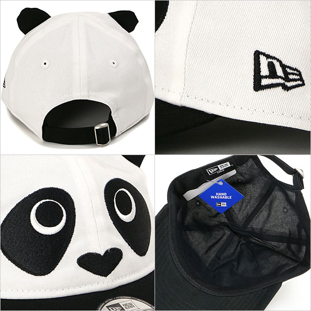 ニューエラ NEW ERA キッズキャップ 9TWENTY アニマル パンダ 14671708 FW25 CLD920 ANIMAL PANDA 子供 チャイルド オプティックホワイト ブラック 正規取扱店 | NEW ERA | 02