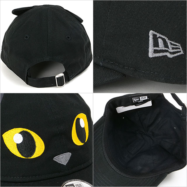 ニューエラ NEW ERA キッズキャップ 9TWENTY アニマル キャット 14671710 FW25 CLD920 ANIMAL CAT 男の子・女の子 帽子 子供 チャイルド ブラック 正規取扱店 | NEW ERA | 02