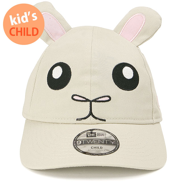 ニューエラ NEW ERA キッズキャップ 9TWENTY アニマル ラビット 14671707 FW25 CLD920 ANIMAL RABBIT STO 帽子 子供 チャイルド ストーン 正規取扱店 | NEW ERA | 01
