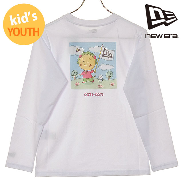 ニューエラ NEW ERA キッズ ユース ロングスリーブ Tシャツ コジコジ 14693215 FW25 YH LS CT TEE COJI-COJI コラボ トップス 長袖 ホワイト  正規取扱店 | NEW ERA