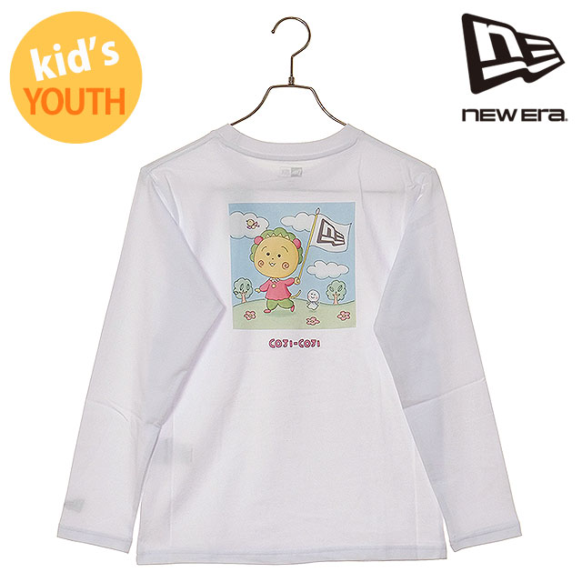 ニューエラ NEW ERA キッズ ユース ロングスリーブ Tシャツ コジコジ 14693215 FW25 YH LS CT TEE COJI-COJI コラボ トップス 長袖 ホワイト  正規取扱店 | NEW ERA | 01