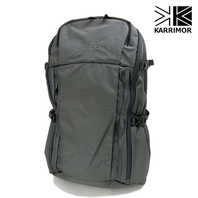 カリマー KARRIMOR リュック トリビュート 40 [501233-1210 FW25] 40L tribute 40 メンズ・レディース 鞄 アウトドア バックパック デイパック Dark-Charcoal 正規取扱店【coupon】 Karrimor（カリマー） リュック トリビュート 40 501233-1210 FW25 40L