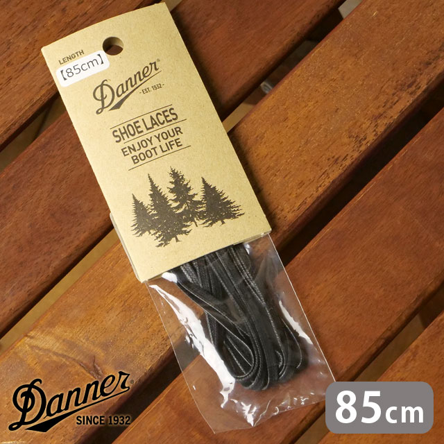 ダナー Danner 純正 85cm 平ロー引きシューレース SHOE LACE C85 FW25 SHOE LACE 85 CLASSIC メンズ 靴ひも クラシックワークブーツ用 BLACK  正規取扱店 | Danner | 01