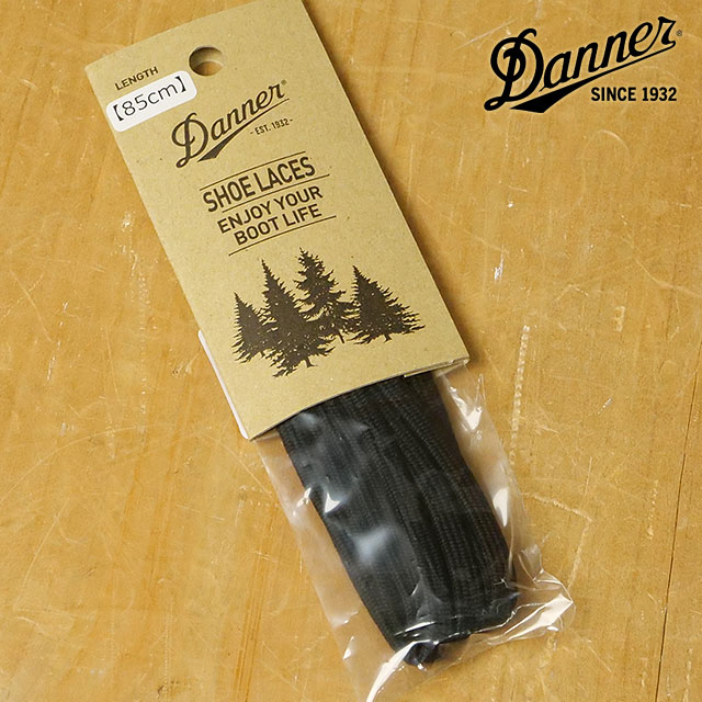 ダナー Danner 純正 85cm 平紐シューレース SHOELACE-P85 FW25 SHOE LACE 85 POSTMAN メンズ・レディース 靴ひも 5mm幅 BLACK  正規取扱店 | Danner | 01