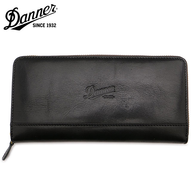 �_�i�[ Danner ���E���h �����O�E�H���b�g B-016 688839-0001 FW25 ROUND LONG WALLET �����Y �����z �v�� BLACK ���K�戵�X