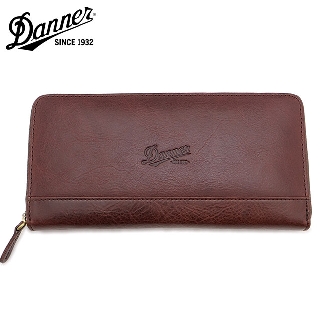 ダナー Danner ラウンド ロングウォレット B-016 688839-0002 FW25 ROUND LONG WALLET メンズ 長財布 革製 D.BROWN 正規取扱店 | Danner