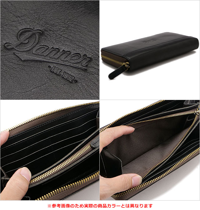 ダナー Danner ラウンド ロングウォレット B-016 688839-0002 FW25 ROUND LONG WALLET メンズ 長財布 革製 D.BROWN 正規取扱店 | Danner | 02