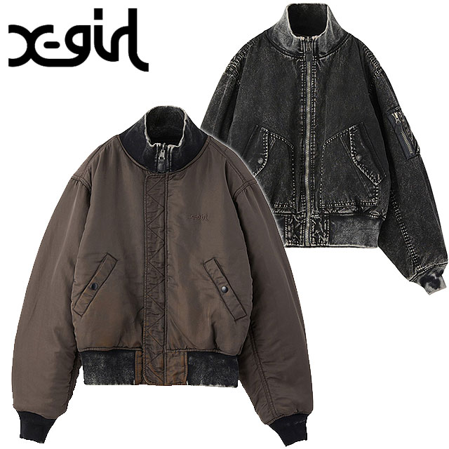 X-girl（エックスガール） リバーシブル エムエーワンジャケット