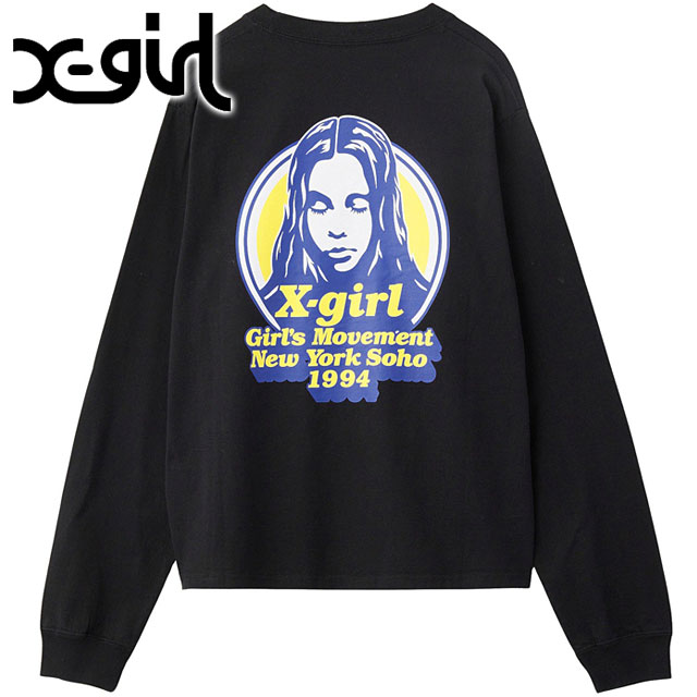 X-girl（エックスガール） ロングスリーブTシャツ 105254011004 FW25