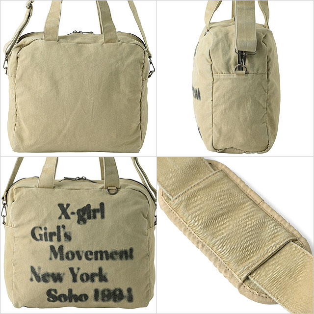 X-girl（エックスガール） ツーウェイ ビッグ トートバッグ