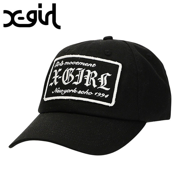 X-girl（エックスガール） シックスパネルキャップ 105254051006 FW25
