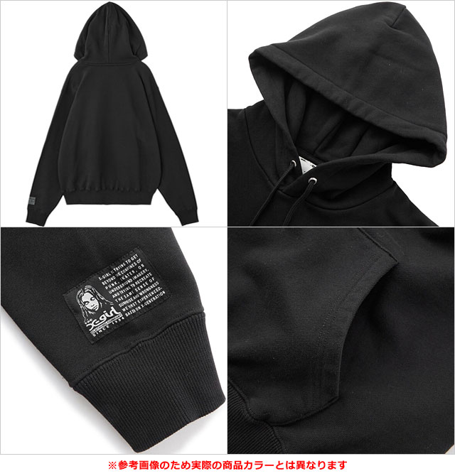 エックスガール X-girl スウェットフーディー 105254012007 FW25 MILLS LOGO LAYERED PATCH SWEAT HOODIE レディース xgirl パーカー アッシュ 正規取扱店 | X-girl | 02