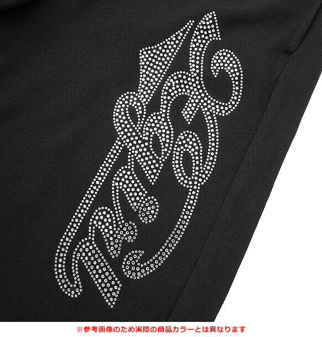 エックスガール X-girl ラインストーン スウェットパンツ 105254031004 FW25 RHINESTONE CURSIVE LOGO SWEAT PANTS レディース xgirl グレー 正規取扱店 | X-girl | 03