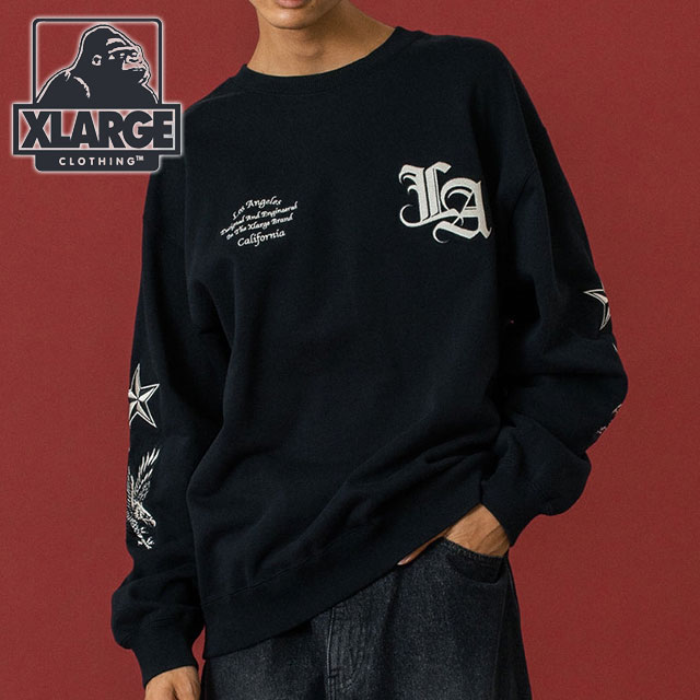 未使用 CLUBHAUS クラブハウス クルーネックスウェット ブラック L CLUBHAUS クラブハウス スウェット 【公式通販】