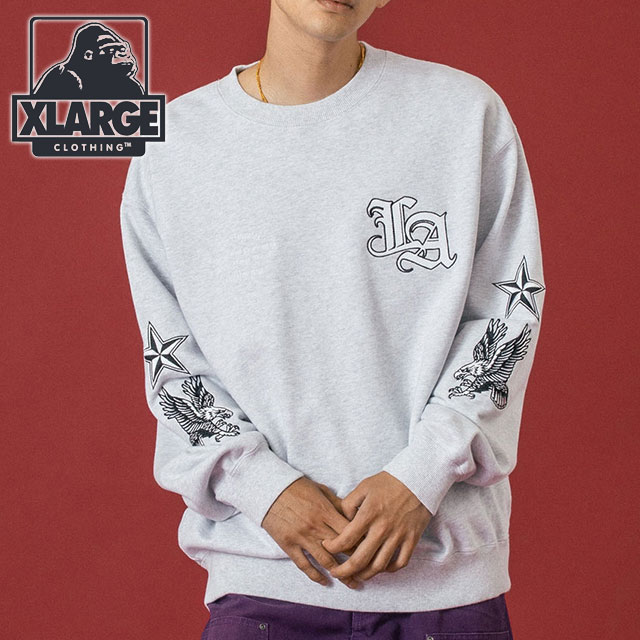 XLARGE（エクストラ ラージ） クルーネック スウェットシャツ 