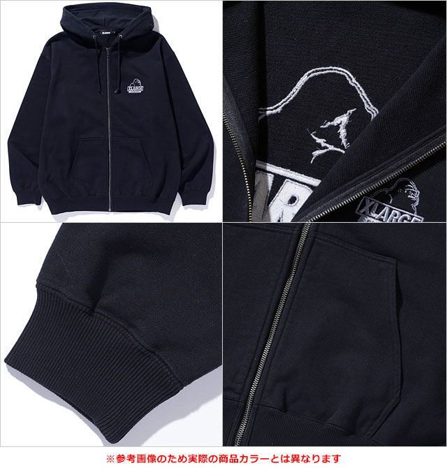 XLARGE（エクストラ ラージ） ジップアップ フーデッドスウェット