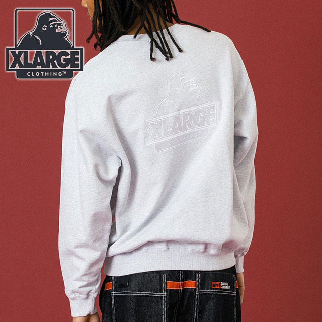 XLARGE エクストララージ クルーネック スウェットシャツ 101254012013