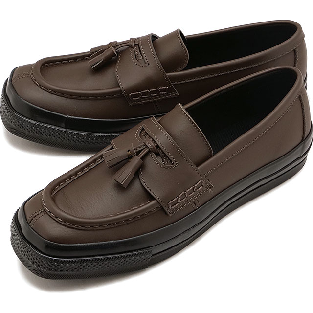 コンバース CONVERSE メンズ スニーカー オールスター スクエアトウ ロファー 31316980 SS26 トラッド タッセルローファー ダークブラウン ブラック 正規取扱店 | CONVERSE