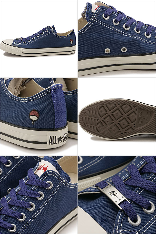 コンバース CONVERSE メンズ スニーカー オールスター OX  ナルトシップウデン 31317141 SS26 ALL STAR OX  NARUTO SHIPPUDEN ナルト疾風伝 サスケ 正規取扱店 | CONVERSE | 02