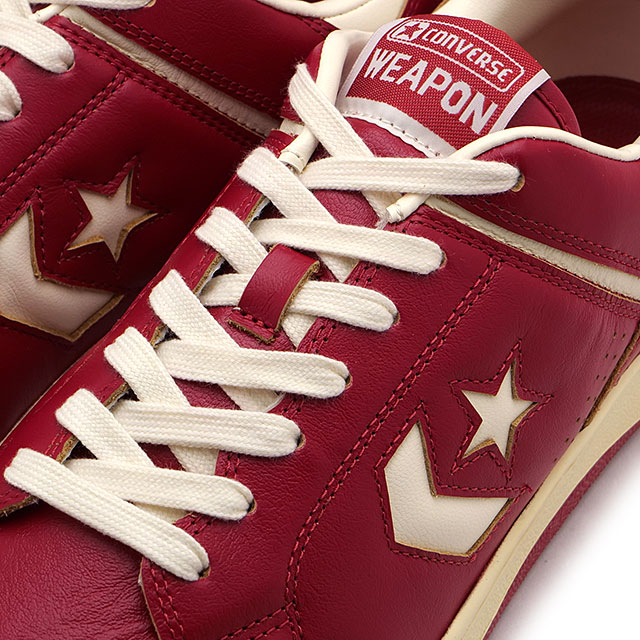 コンバース CONVERSE メンズ スニーカー ウェポン CC AG OX 33702690 SS26 WEAPON CC AG OX 靴 ローカット シューズ レッド オフホワイト 正規取扱店 | CONVERSE | 03