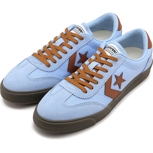 コンバース CONVERSE レディース スニーカー ロードクラシック SK OX 33702660 SS26 スケシュー ライトブルー ブラウン 正規取扱店 | CONVERSE