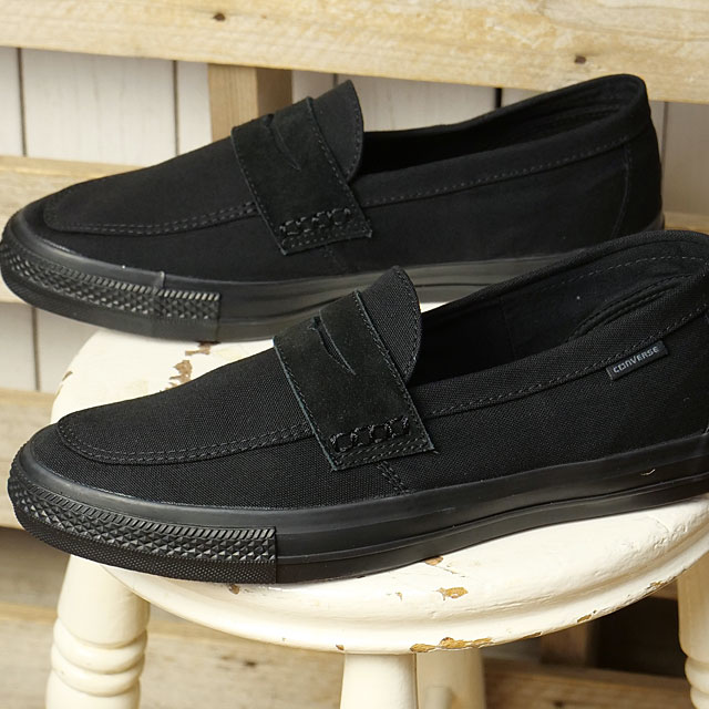 コンバース CONVERSE スニーカー CXP ローファー 33702531 SS26 メンズ・レディース 靴 ローカット スリッポン シューズ ブラックモノクローム 正規取扱店 | CONVERSE | 01