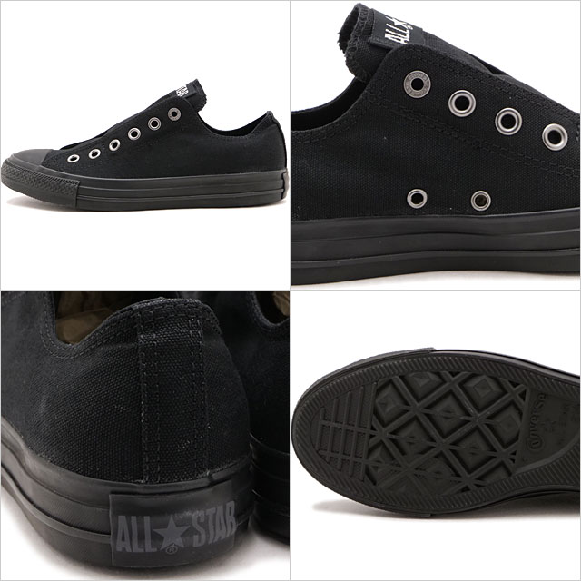 コンバース CONVERSE レディース スニーカー オールスター スリップ N OX 31317161 SS26 ALL STAR SLIP N OX スリッポン ブラックモノクローム 正規取扱店 | CONVERSE | 02