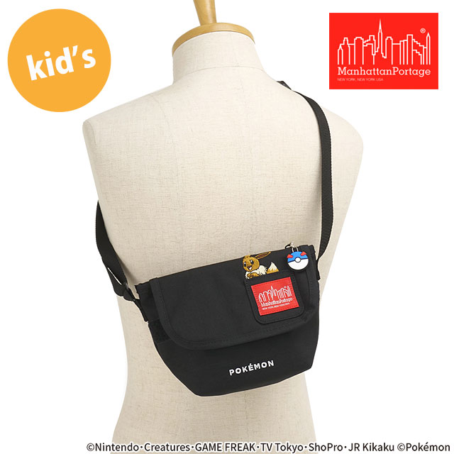 マンハッタンポーテージ Manhattan Portage ナイロンメッセンジャーバッグ ポケモン MP1602FZPPKMN25 SS26 ポケットモンスター ミニショルダー 正規取扱店 | Manhattan Portage