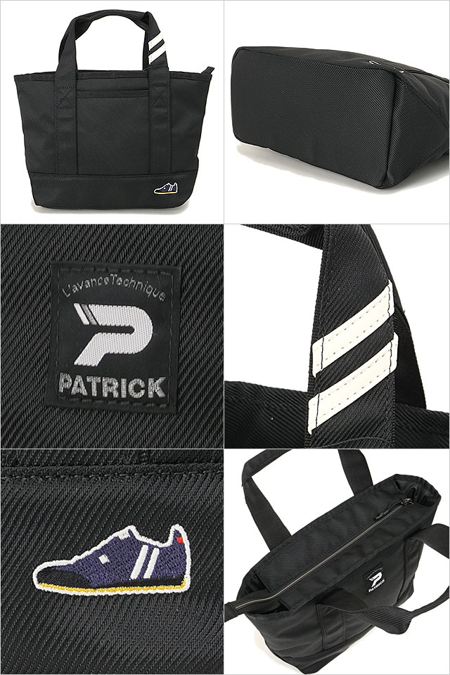 パトリック ゴルフ PATRICK GOLF ミニトートバッグ 263-621 SS26 MINI TOTE LP メンズ・レディース ラウンドトート カートバッグ BLK ブラック 正規取扱店の画像