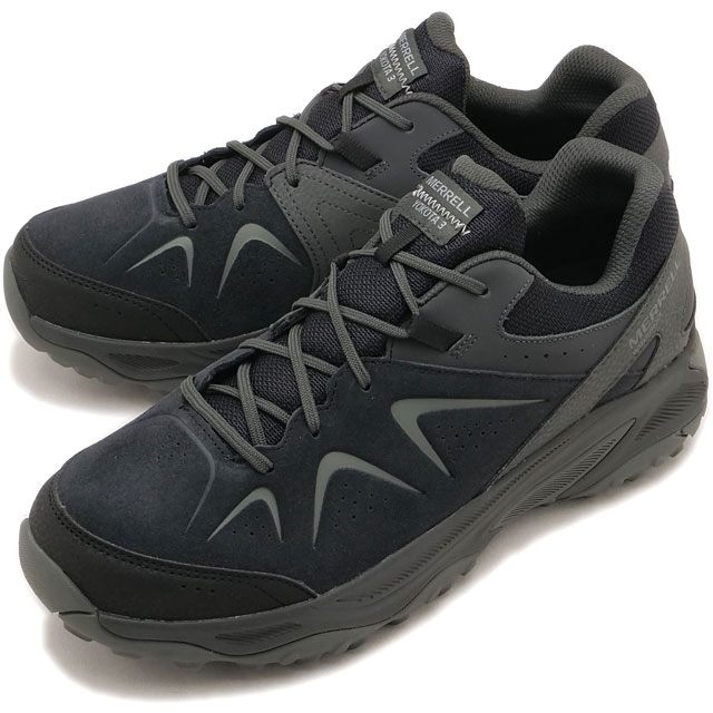 ������ MERRELL �����Y ���R�^ 3 �E�H�[�^�[�v���[�t J038445 SS26 M YOKOTA 3 WATERPROOF �n�C�L���O�V���[�Y �h���d�l �A�E�g�h�A �u���b�N ���K�戵�X