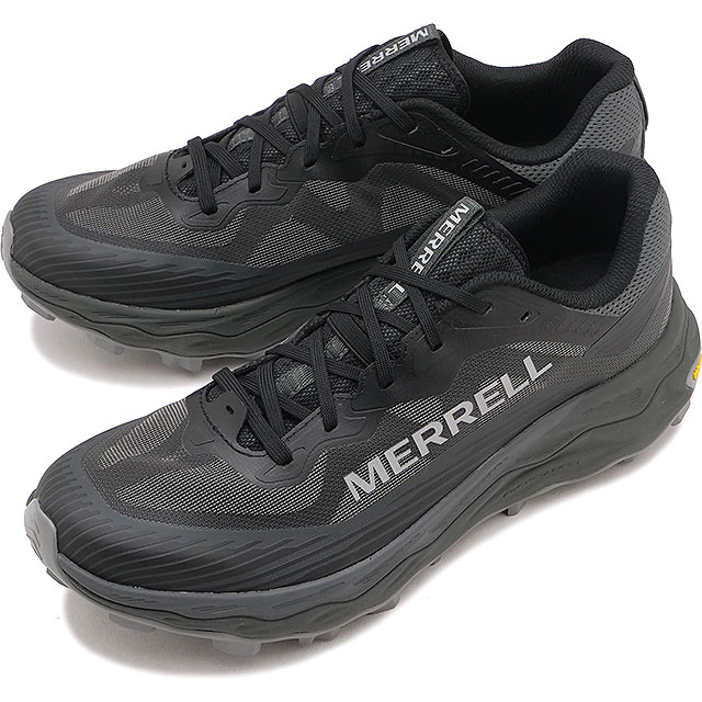 ������ MERRELL �X�j�[�J�[ �����Y �A�W���e�B�[ �s�[�N 6 J00003309 SS26 M AGILITY PEAK 6 �g���C�������j���O�V���[�Y �u���b�N ���K�戵�X