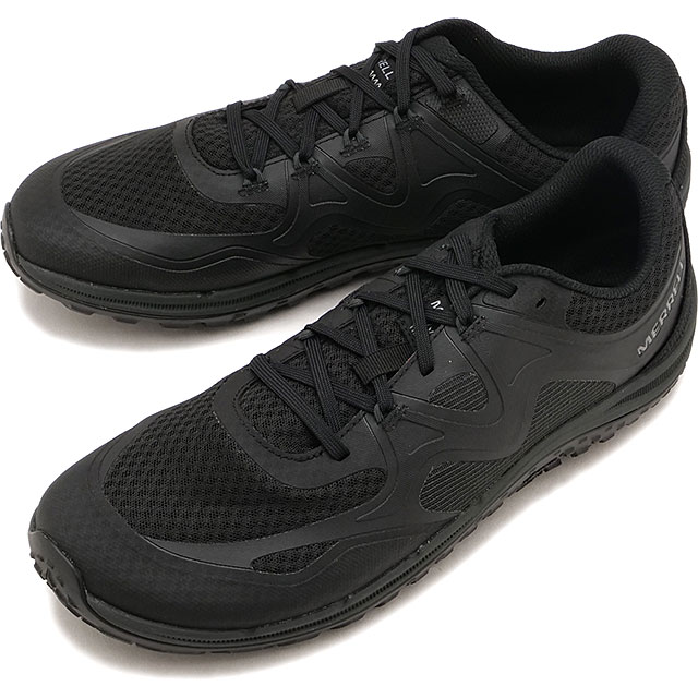 メレル MERRELL トレイル グローブ 8 メンズ J00003289 SS26 M TRAIL GLOVE 8 ベアフットシューズ 裸足感覚 薄底スニーカー ブラック 正規取扱店 | MERRELL