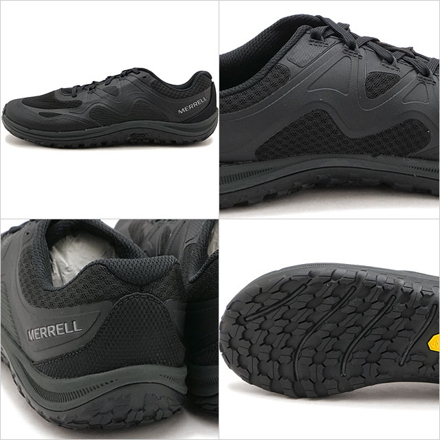 メレル MERRELL トレイル グローブ 8 メンズ J00003289 SS26 M TRAIL GLOVE 8 ベアフットシューズ 裸足感覚 薄底スニーカー ブラック 正規取扱店 | MERRELL | 02