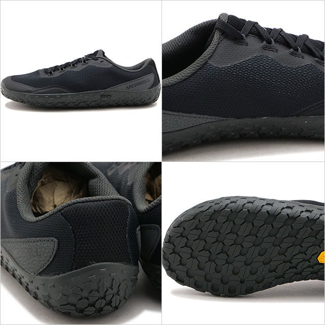 メレル MERRELL メンズ ベイパー グローブ 7 J00003343 SS26 M VAPOR GLOVE 7 ベアフットシューズ 裸足感覚 薄底スニーカー ブラック 正規取扱店 | MERRELL | 02
