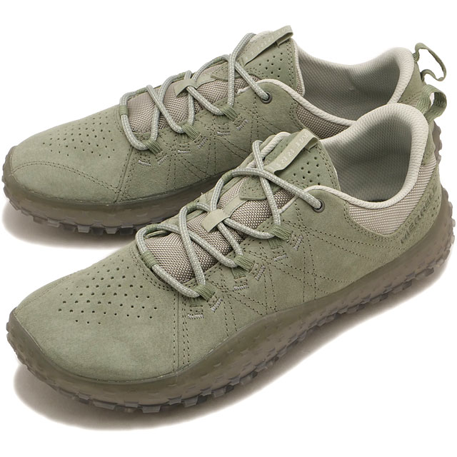 メレル MERRELL スニーカー メンズ ラプト J00003661 SS26 M WRAPT ベアフット カジュアルシューズ アウトドア タウン WHITE-SAGE カーキ系 正規取扱店 | MERRELL
