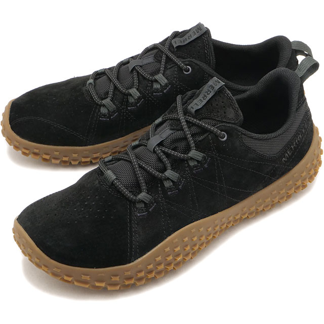 メレル MERRELL スニーカー メンズ ラプト J007121 SS26 M WRAPT ベアフット カジュアルシューズ アウトドア タウン ブラック ガム 正規取扱店 | MERRELL