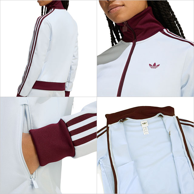 アディダス オリジナルス adidas Originals クラシック トラックトップ RD367 KD3741 SS26 CLASSIC TRACK TOP クリスタルスカイ マルーン 正規取扱店 | adidas Originals | 02
