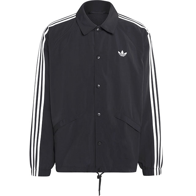 アディダス オリジナルス adidas Originals メンズ スリーストライプス コーチジャケット ZG695 KE3598 SS26 3-STRIPES COACH JACKET ブラック 正規取扱店 | adidas Originals