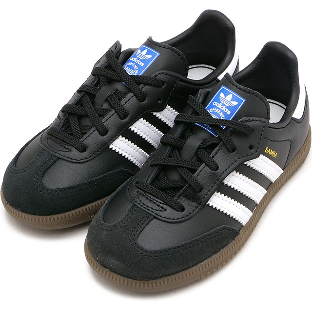 アディダス オリジナルス adidas Originals キッズ サンバ OG CF EL I JQ3192 SS26 SAMBA OG CF EL I インファント 伸縮シューレース コアブラック 正規取扱店
