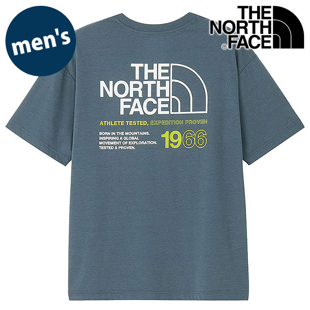 �U�E�m�[�X�E�t�F�C�X THE NORTH FACE T�V���c �����Y �V���[�g�X���[�u�C�[�G�X66���S���C�h�e�B�[ NT32597-SL SS26 �X���[�g�O���[ ���K�戵�X