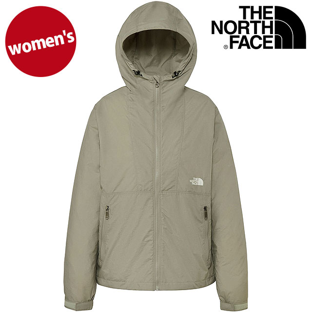 ザ・ノース・フェイス THE NORTH FACE レディース コンパクトジャケット NPW72530-ST SS26 Compact Jacket グレーベージュ ストーンスラブ 正規取扱店 | THE NORTH FACE